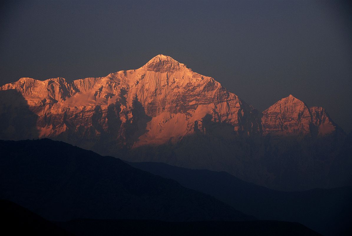 215 Nilgiri North At Sunrise From Kagbeni